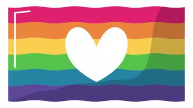 lgtbi komunite bayrak animasyonu