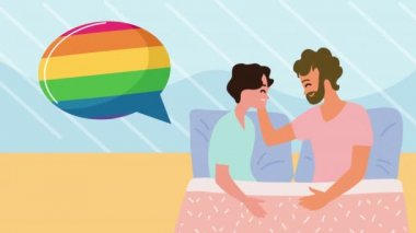 lgtbi comnmunity flag animation