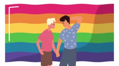 lgtbi komunite bayrak animasyonu