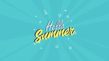 Merhaba yazlık animasyon.