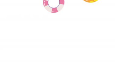 Yaz mevsimi şablon animasyonunu yüzdürür