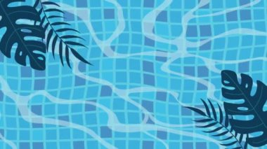 Yaz havuzu havuz animasyonu