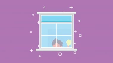 man in windows quarantine character