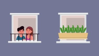 persons in windows quarantine characters