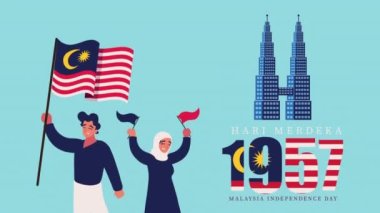 1957 Hari Merdeka Harfleri Kutlaması