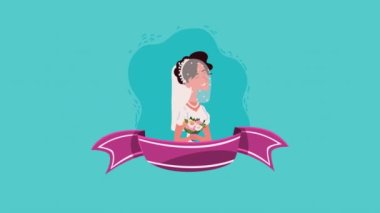 Zarif evli eş karakteri canlandırması