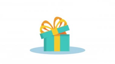 hediye kutusu sunumu canlandırması