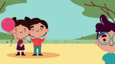 little kids in the camp characters