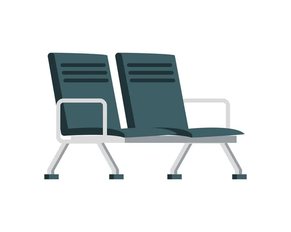 Waiting seats icon — Image vectorielle