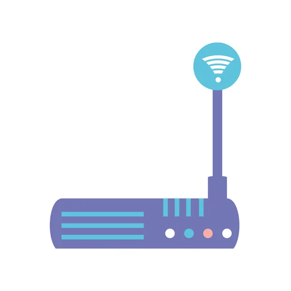 Router wifi network — Vector de stock