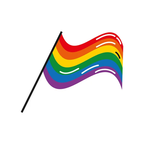 LGBT flag symbol — Stock vektor
