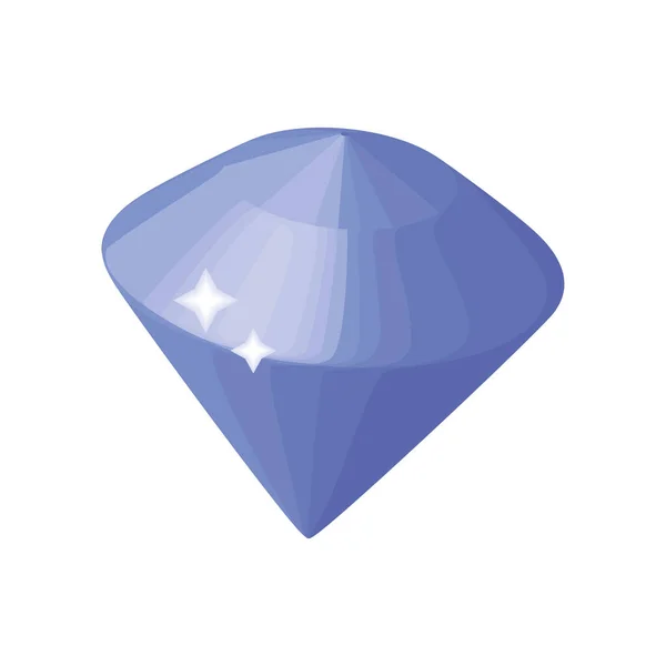 Diamant juvel ikonen — Stock vektor