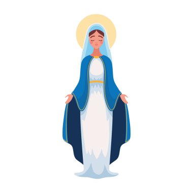 Holy Virgin Mary clipart