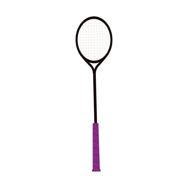 Badminton racket sport — Stockvector