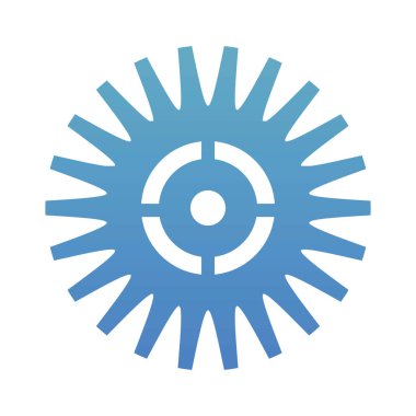 dişli ayarlama vektör simgesi