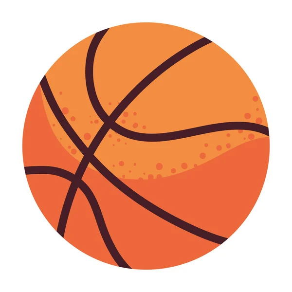 Ballon de basket sport — Image vectorielle