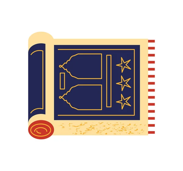 Arabic carpet icon — Stock Vector