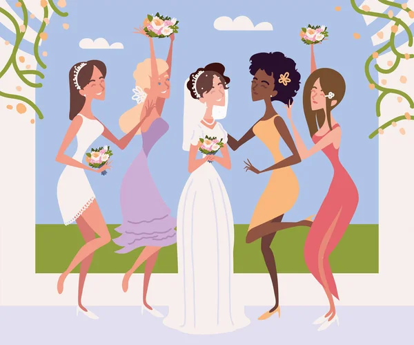 Gelin ve nedimelerin portresi