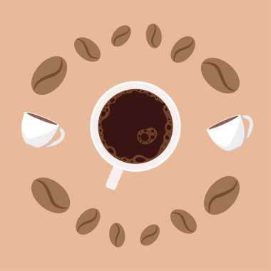 kahve fincanı ve tohum