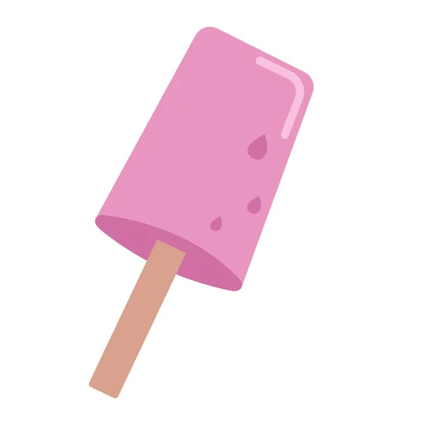Ice cream in stick — Stock Vector