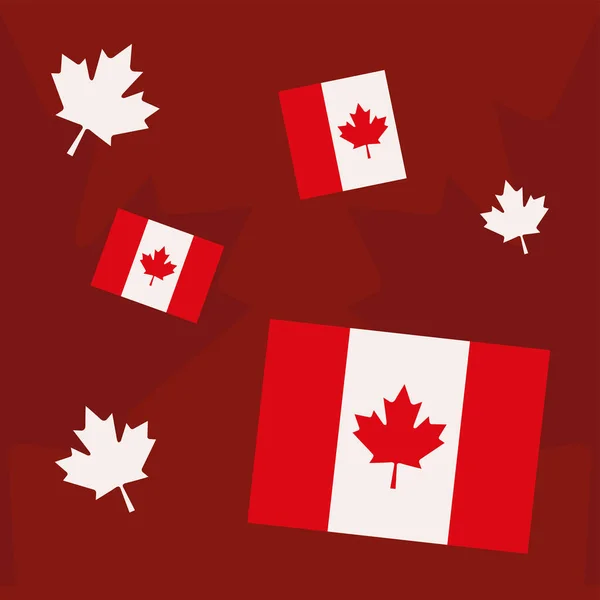 Canada day national — стоковий вектор
