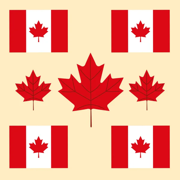 Canada day, festive — Stok Vektör