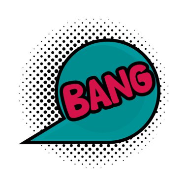 konuşma balonu pop art