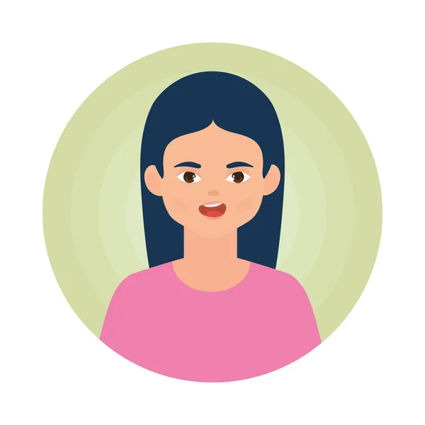 Woman Profile Mascot Vector Illustration. Female Avatar Character Icon  Cartoon. Girl Head Face Business User Logo 9749643 Vector Art at Vecteezy