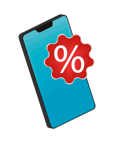 Smartphone-App zum Verkauf — Stockvektor