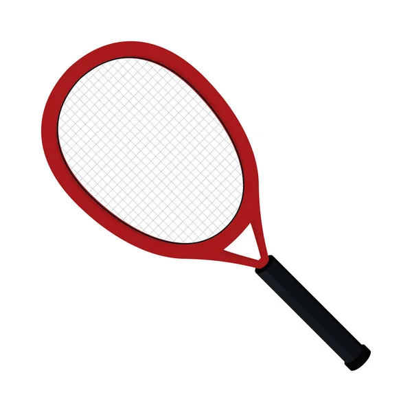 Raqueta de tenis deportiva — Vector de stock