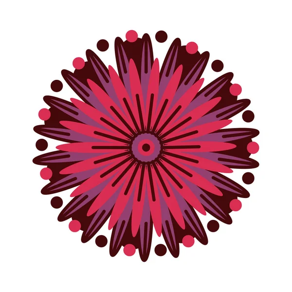 Mandala çiçek süsü