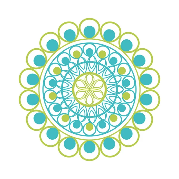 Icono de decoración mandala — Archivo Imágenes Vectoriales
