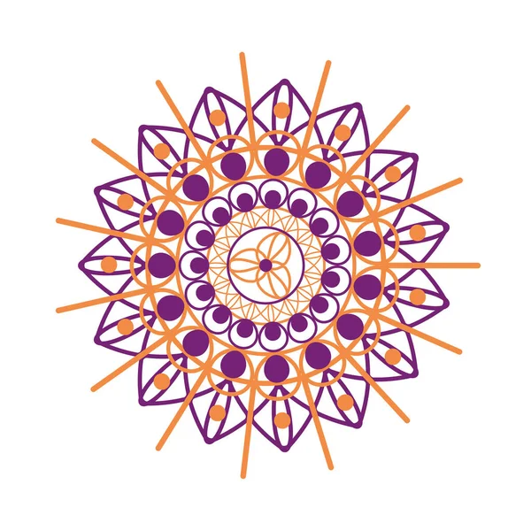 Delicate mandala icon — Image vectorielle