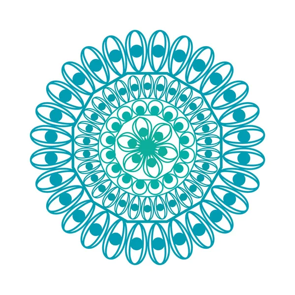 Mandala bohemian icon — Archivo Imágenes Vectoriales