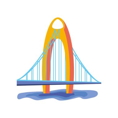 Guangzhou 'daki köprü ve inci nehri.