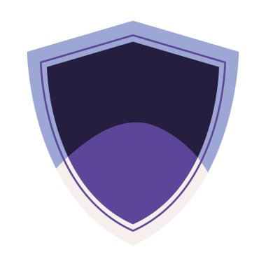 Kalkan koruma simgesi izole edildi