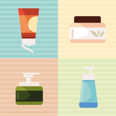 Organik kozmetik ürünler dizaynı