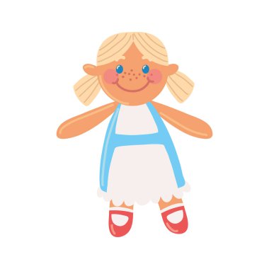 oyuncak oyuncak çizgi film simgesi izole