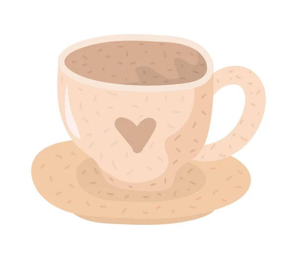 Чашка Кофе Икона Изолированы — стоковый вектор