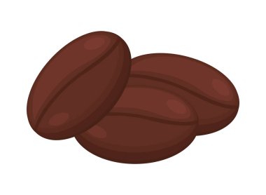 kahve kuru tahıl simgesi izole