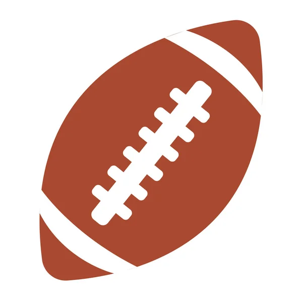 Ikone Des Amerikanischen Fußballs Isoliert — Stockvektor