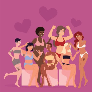 çeşitlilik ve kapsama, grup kadın tasarımı