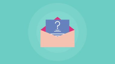 Sorulu zarf iletisi, 4k video canlandırması