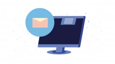 Zarflı masaüstü bilgisayarı, 4k video canlandırması