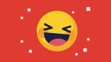 dünya mutluluk günü animasyonu emoji ile, 4k video animasyonu