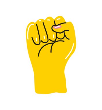 El ele hareket simgesi izole