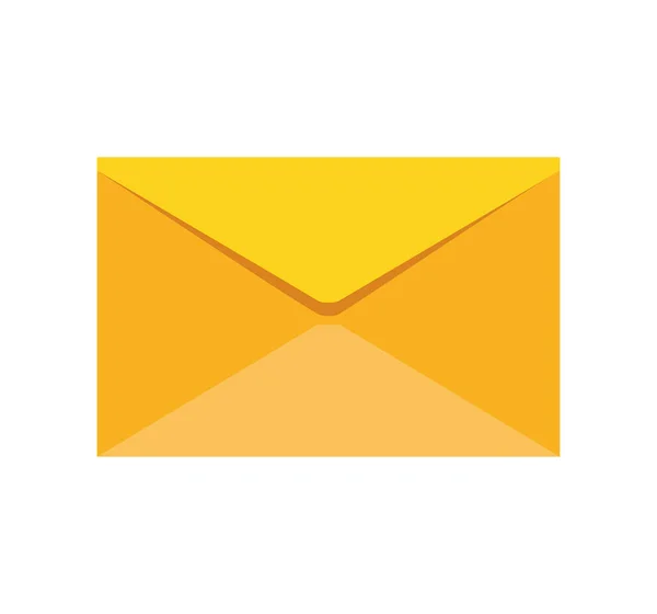 Email Envelope Message Icon Flat — ストックベクタ