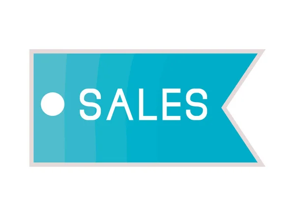 Sales Market Offer Icon Isolated - Stok Vektor