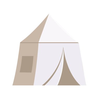 çadır Arapça simge izole vektörü