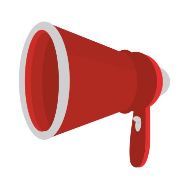 megaphone noise icon isolated flat